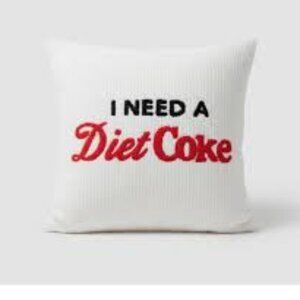 Diet Coca Cola / Diet Coke Throw Pillow/ Target